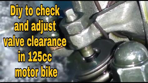 per item. . Chinese 125cc valve clearance